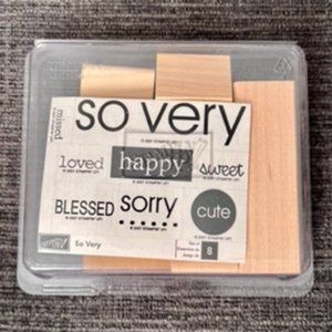 Stampin' Up! Very True Unmounted Stamp Set